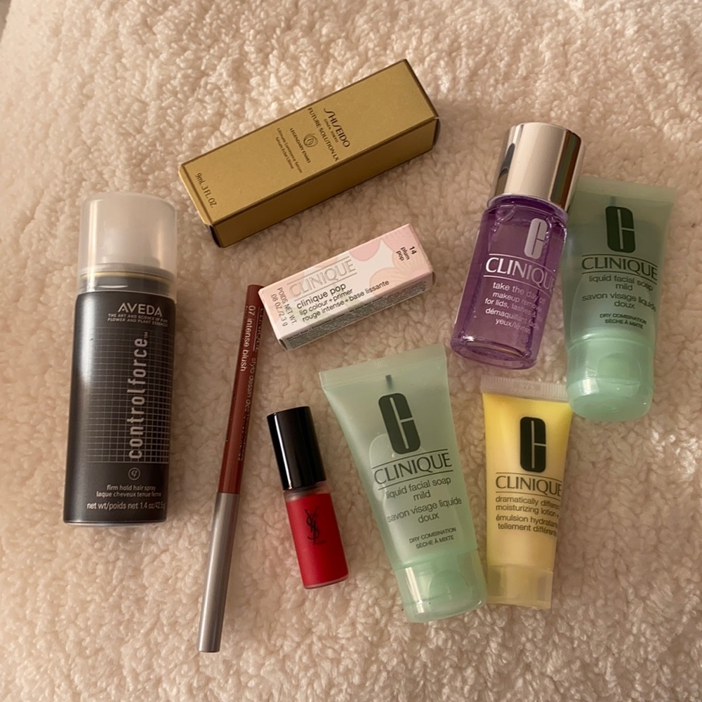 9 pieces travel size